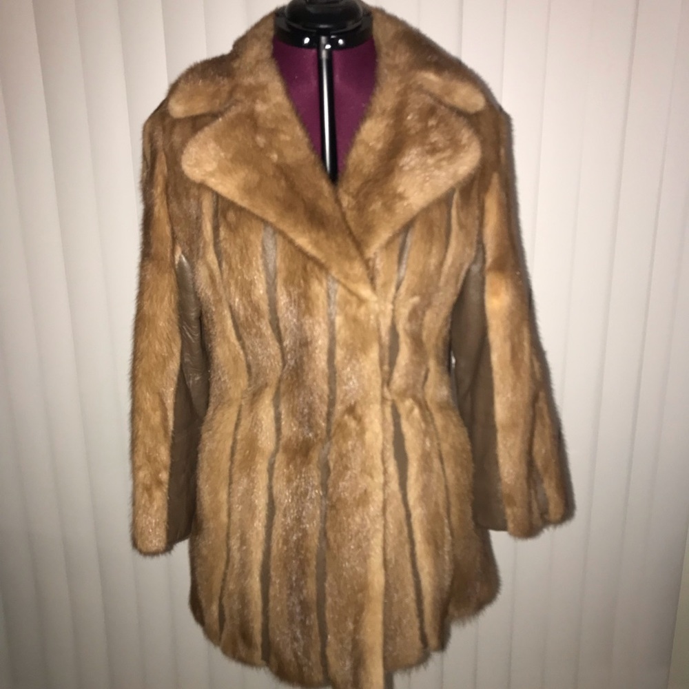 Vintage mink fur coat